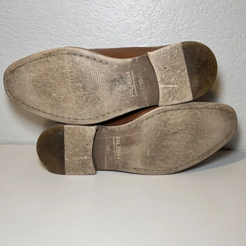 RUSH Gordon Rush Brown Oxford Classic Men's Shoes Size 10 Leather Everett